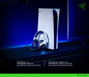 레이저(RAZER)가 PlayStation 전용 게이밍 헤드셋 Razer Kaira 2종을 출시했다