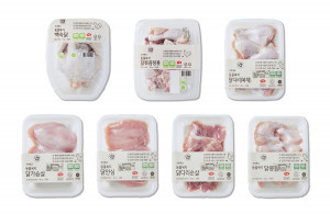 하림이 초록마을에서 판매하는 동물복지 닭고기 7종 제품