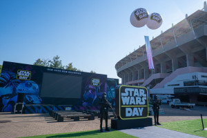디즈니코리아가 ‘2022 스타워즈 데이’를 맞아 인천 SSG랜더스필드에서 다채로운 행사를 