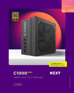 브라보텍 NZXT C1000 80PLUS GOLD 풀 모듈러