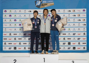 노스페이스 애슬리트팀 소속 서채현 선수가 IFSC 아시아선수권대회에서 2관왕을 달성했다
