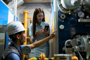 에스원은 재난재해와 중대재해를 동시에 예방하는 솔루션 ‘블루스캔’이 인기를 얻고 있다고 밝혔다