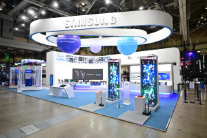 지스타(G-STAR) 2022에 참가한 삼성전자 브랜드관