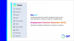 G-P가 플랫폼 상에서 자동으로 고용 계약을 생성하는 ‘고용 계약 생성기’를 첫 출시했다