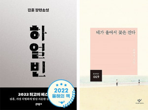 2022 한국문학의 얼굴들에 선정된 김훈의 ‘하얼빈’, 최백규의 ‘네가 울어서 꽃은 진다’