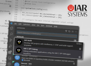 IAR 시스템즈가 비주얼 스튜디오 코드용 IAR 빌드 및 IAR C-SPY 디버그 익스텐션