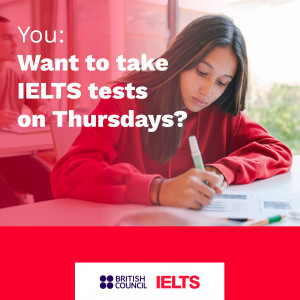 국제공인 영어시험 아이엘츠(IELTS)의 공식 주관사인 주한영국문화원이 2023년 4월부터 목요일 지필 시험을 확대 운영한다