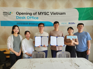 엠와이소셜컴퍼니가 더씨컴퍼니와 협력 운영하는 베트남 데스크 오피스를 개소했다