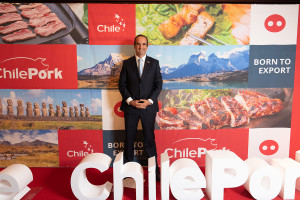 5월에 열린 칠레포크 행사에 참석한 칠레포크 협회장 후안 카를로스 도밍게스(이미지 제공: ©ChilePork)