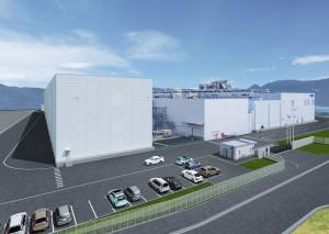 Image of Mihara Plant, where new wide coating devi