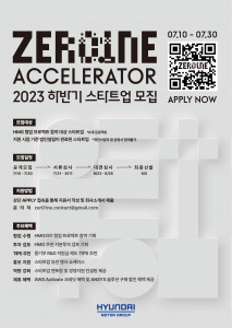 ‘제로원 액셀러레이터(ZER01NE ACCELERATOR)’의 2023년 하반기 스타트업 