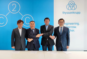 CARBONCO, Jeju Energy Corporation, Gaoncell, and ThyssenKrupp have signed an agreement to produce e-