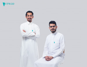 Rewaa Founders Mohammed Alqasir (left) Abdullah Al