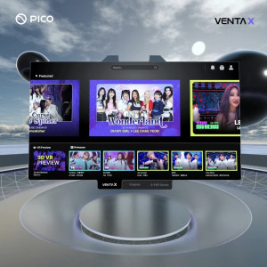PICO가 26일 PICO Store에 K-POP 3D VR 콘텐츠 앱 ‘벤타엑스’를 출시