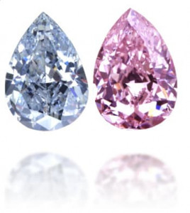 ‘Season of Diamonds’ 전시에서 소개될 블루와 핑크 다이아몬드 세트