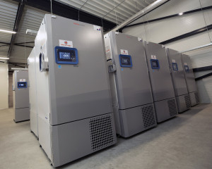 Ultra-low temperature freezer farm units at Mach 2