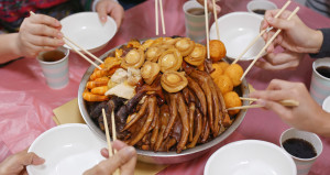Poon choi is a popular dish in recent years, espec