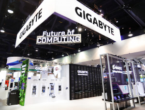 GIGABYTE’s presentation at CES includes cutting-ed
