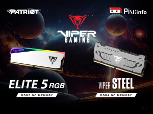 패트리어트 OC 메모리 ‘VIPER Elite 5 RGB’와 ‘VIPER STEEL’