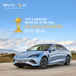 BYD DOLPHIN shortlisted in the Top 3 for “World Ur