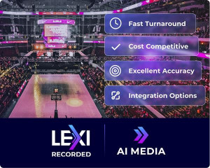 LEXI Recorded는 녹화 콘텐츠와 관련해 대용량 규모의 신속한 처리와 간편한 캡션 기능, 아울러 높은 정확도와 비용 효율성까지 바라는 수요가 높아지는 가운데 이에 대응할 솔루션으로 주목받고 있다