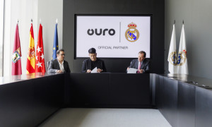 The signing event held April 15 in Madrid with Ouro founders Bertrand Sosa and Roy Sosa and Emilio Butragueño, Real Madrid’s Director of Institutional...