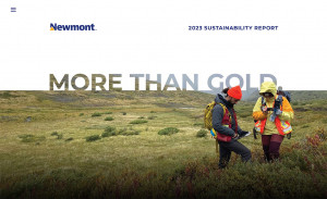 Newmont’s 2023 Sustainability Report (Graphic: Bus