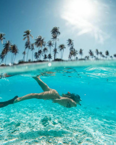 시나몬에서 즐기는 스노클링