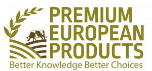 PREMIUM EUROPEAN PRODUCTS 캠페인 로고