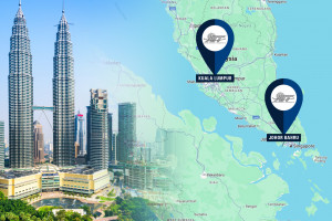 AIT Worldwide Logistics' most recent organic expansion in the Asia-Pacific region features two new offices in Malaysia. (Photo: Business Wire)