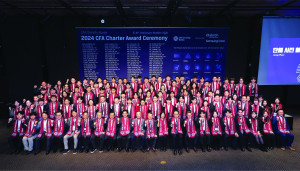 2024년도 CFA Charter Award Ceremony 수상자 단체 사진(사진=CFA한국협회)