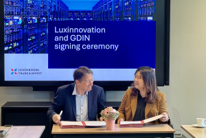 GDIN이 룩셈부르크 혁신기술기업 육성기관 Luxinnovation과 양국 기술협력 증진 및 혁신생태계 교류 강화를 위해 전략적 업무협약을 맺었다