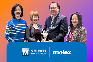 마우저, 몰렉스로부터 7년 연속 ‘올해의 아태지역 전자 카탈로그 유통기업상’ 수상