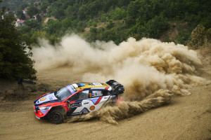 2025 WRC 그리스 랠리에서 질주하는 현대 월드랠리팀 ‘i20 N Rally1’ 경주차