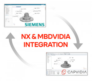 Siemens‘ NX and Capvidia’s MBDVidia support True MBD workflows with support for bidirectional interoperability from design to manufacturing.