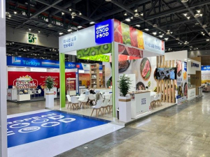 서울 푸드&호텔 2025에 참가한 European Good Food 부스