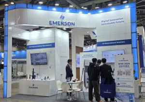 한국에머슨 ‘WHE 2025’ 부스 전경