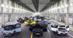 ‘중앙일보 2026 올해의 차’ 현장 심사가 지난달 31일 경기 화성 한국교통안전공단 자동차안전연구원에서 열렸다. 사진은 심사를 위해 도열한 차량들