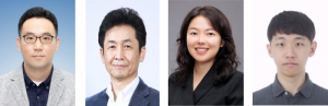 왼쪽부터 서울대학교 전기정보공학부 유선규 교수(공동 교신저자), 서울대학교 전기정보공학부 박남규 교수(공동 교신저자), 서울시립대학교 전자전기컴퓨터공학부 박현희 교수(공동 교신저자), 서울대학교 전기정보공학부 김경훈 연구원(제1저자)