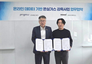 왼쪽부터 피엠그로우 박재홍 대표, 후시파트너스 이행열 공동대표