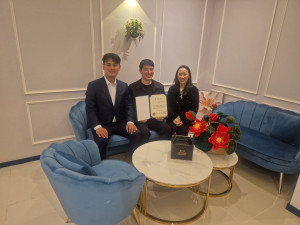 교육지원사업에 함께한 37.5 임직원들