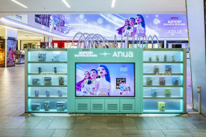 아누아가 신세계면세점에서 ‘아누아 X 케이팝 데몬 헌터스’ 제품 팝업스토어를 오픈했다