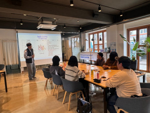 청년 문화공간 ‘청누리’에서 ‘청.쉼.환’ 프로그램이 진행되고 있다