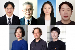 이번 MOU를 추진한 양 기관 연구진. 윗줄 왼쪽부터 건국대학교 김준영·김형주·김혜민·금창준 교수, 아랫줄 왼쪽부터 임페리얼칼리지 런던의 김장아·에드리안 네이저(Adrian Najer)·리윤 마(Liyun Ma) 교수