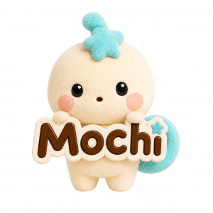 WAFUU.COM의 공식 마스코트 ‘모치(Mochi)’는 ‘일본에서 전하는 작은 행복(A 