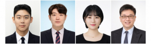 왼쪽부터 서울대학교 기계공학부 김승한 석박통합과정생, 한국표준과학연구원 배명환 박사, 서울대학교 기계공학부 신예정 석박통합과정생, 서울대학교 기계공학부 오주환 교수