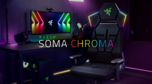 최초의 레이저 크로마 RGB 게이밍 의자 ‘레이저 소마 크로마(Razer Soma Chroma)’