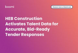 HEB Construction Activates Talent Data for Accurate, Bid-Ready Tender Responses