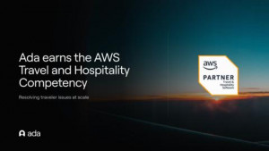 아다(Ada), 대규모 여행객 문제 해결 역량으로 AWS 여행 및 호스피탈리티 전문 역량 인증 획득