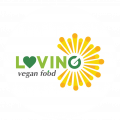 Loving Vegan Food Logo